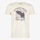 Unsigned heren T-shirt met opdruk wit