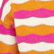 Twoday dames trui met strepen roze oranje