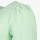 Kanten dames top mintgroen