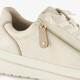 Dames sneakers met H leest beige