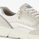 Dames sneakers wit grijs