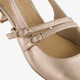 Slingbacks champagne goud