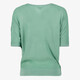 Dames top met zigzagpatroon groen