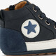 Leren babyschoenen donkerblauw