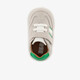 Suede babyschoenen beige groen