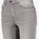 Dames flared jeans lichtgrijs