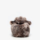 Heren pantoffels hond bruin