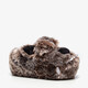 Heren pantoffels hond bruin
