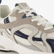 Heren sneakers blauw grijs