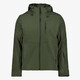 Gewatteerde heren softshell jas groen
