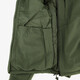 Gewatteerde heren softshell jas groen