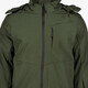 Gewatteerde heren softshell jas groen