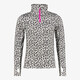 Mountain Peak kinder skipully met rits luipaardprint