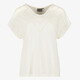Twoday dames T-shirt wit met borduursels
