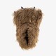 Heren pantoffels dierenpoot bruin