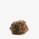 Heren pantoffels dierenpoot bruin