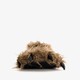 Heren pantoffels dierenpoot bruin