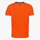 Heren voetbal T-shirt oranje blauw