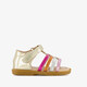 Meisjes sandalen metallic goud roze