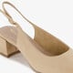 Dames slingback pumps beige