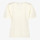 Dames T-shirt met borduursel wit