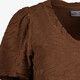 Dames top bruin