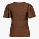 Dames top bruin