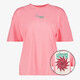 Dames T-shirt met opdruk roze