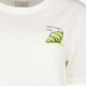 Dames T-shirt met backprint wit