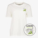 Dames T-shirt met backprint wit