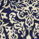 Dames top met print blauw beige