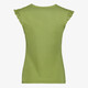 Dames top met kapmouwtjes groen