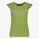 Dames top met kapmouwtjes groen