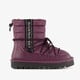 Gevoerde dames snowboots bordeauxrood