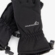 Dames softshell skihandschoenen zwart