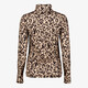 Dames skipully met rits luipaardprint