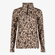 Mountain Peak dames skipully met rits luipaardprint