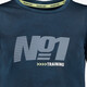Osga Dry kinder sport T-shirt met backprint blauw