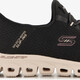 Slip-ins: Glide-Step dames sneakers zwart