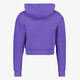 Cropped meisjes sport hoodie paars