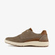 Leren heren veterschoenen beige bruin