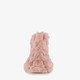 Dames pantoffels hoog roze