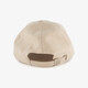 Dames pet met tekstopdruk beige