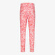Meisjes sportlegging met print roze rood
