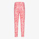 Meisjes sportlegging met print roze rood