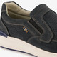 Suede heren instappers blauw