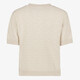 Dames vest met korte mouwen beige