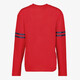 Dames baseballshirt met lange mouwen rood