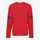 Dames baseballshirt met lange mouwen rood