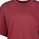 Oversized dames T-shirt bordeauxrood